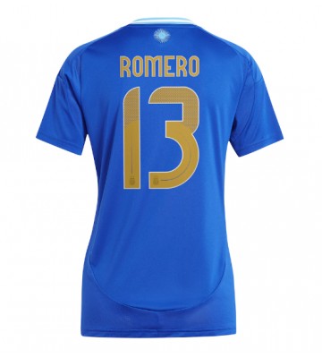 Argentina Cristian Romero #13 Bortatröja Kvinnor Copa America 2024 Kortärmad